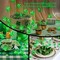 St Patricks Day Decorations Green Christmas Lights with 40 Led 3D Shamrocks, Battery Operated Lucky Clover Lights with Remote Control for Indoor Outdoor Home Garden Golf Cart St. Patrick's Day Decor